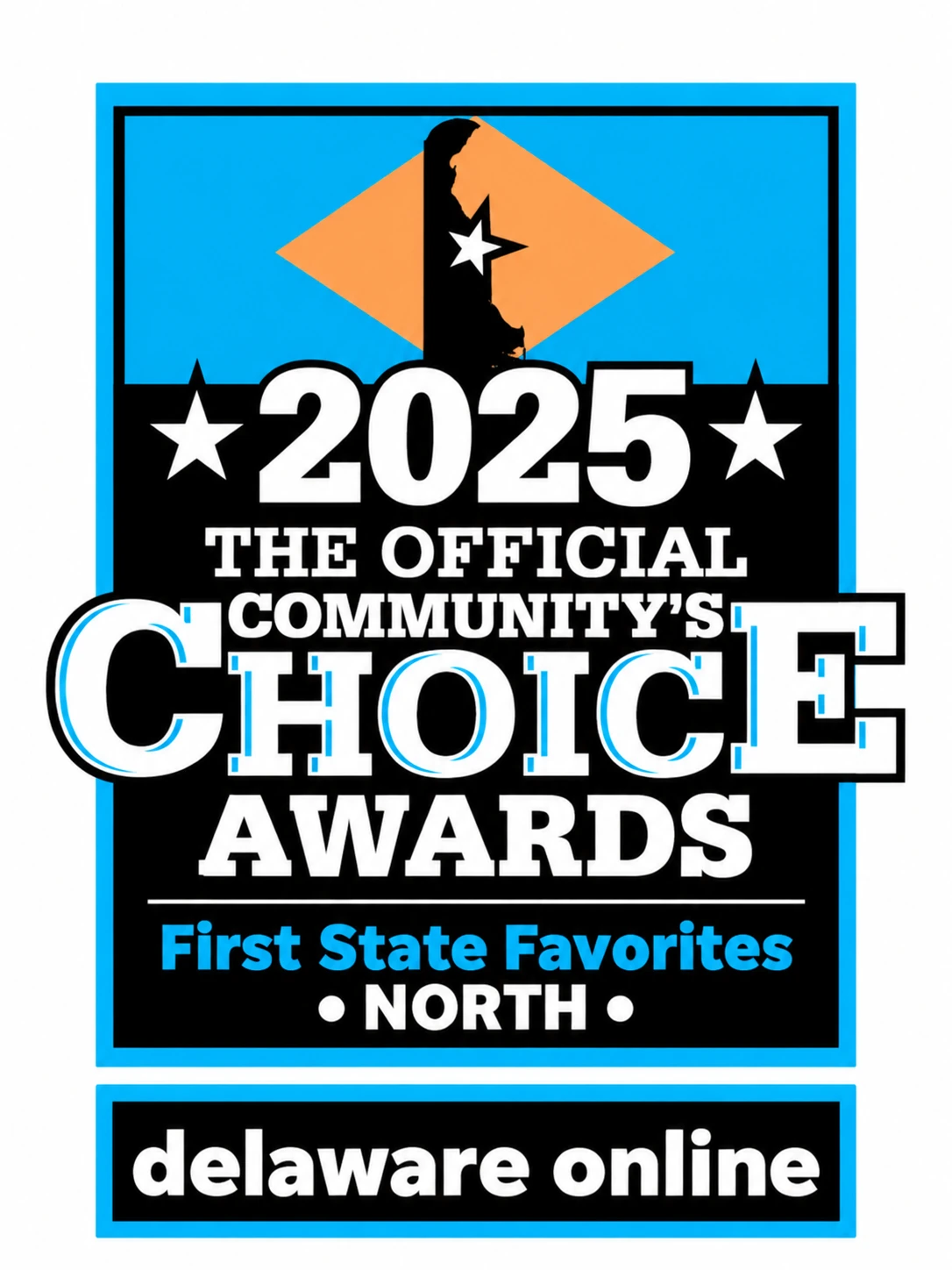 2025 First State Favorites Community Choice Award badge